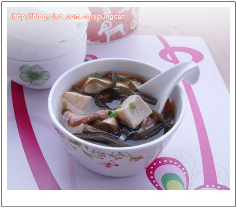 大酱海带豆腐汤的做法