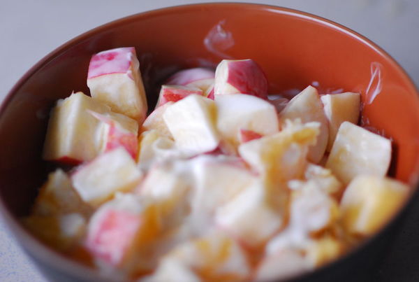 酸奶鲜果沙律的做法