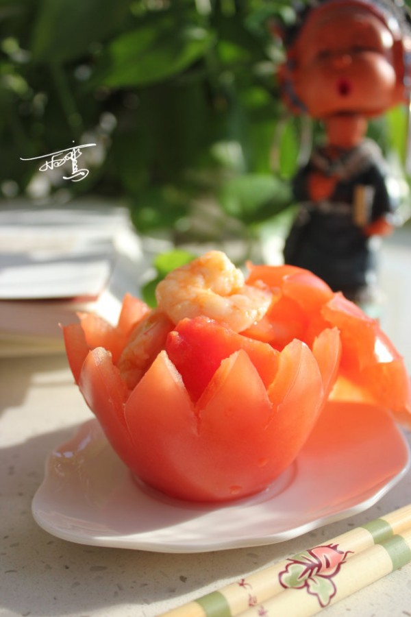 西红柿炒虾仁的做法