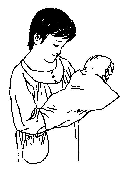 其实,看似这么一个简单的抱小儿动作, 这里真还有一番学问呢!