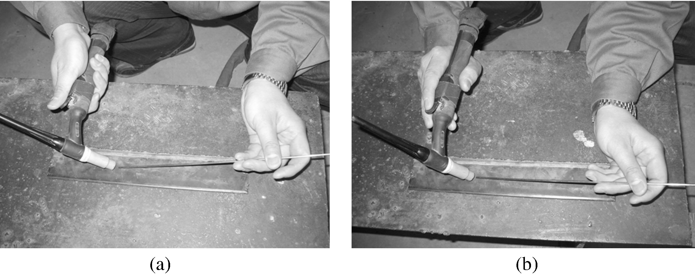 第五节　钨极氩弧焊的手工操作技术