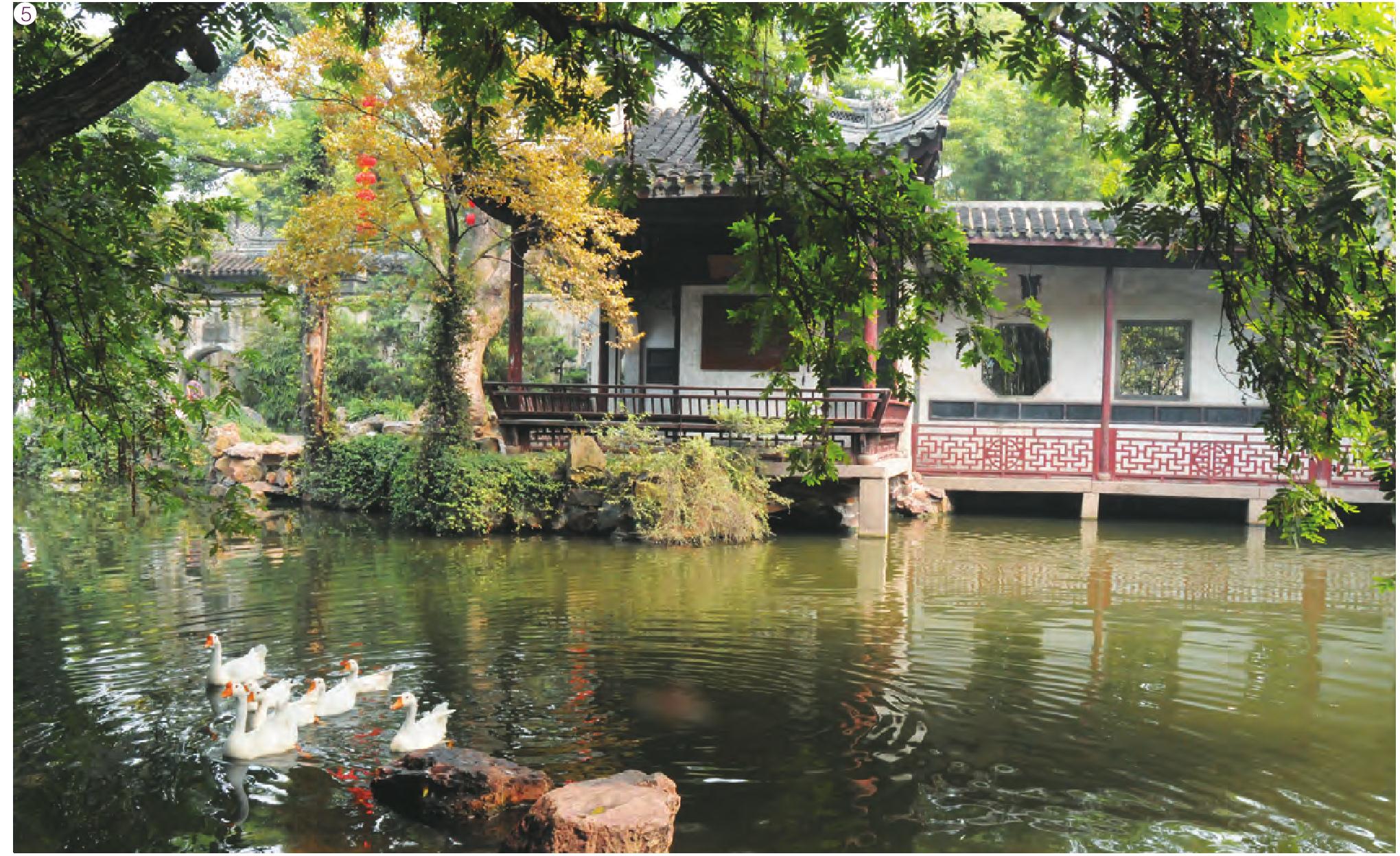 寄畅园——北京颐和园谐趣园和圆明园双鹤斋的范本